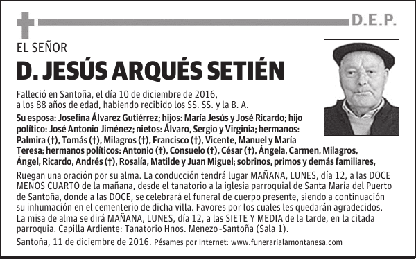 DON JESÚS ARQUÉS SETIÉN