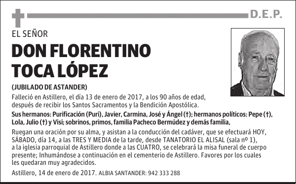 DON FLORENTINO TOCA LÓPEZ