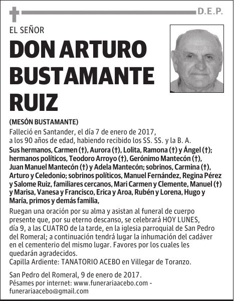 DON ARTURO BUSTAMANTE RUIZ