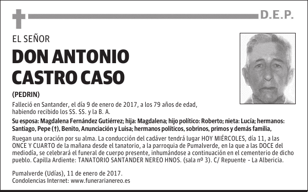 DON ANTONIO CASTRO CASO