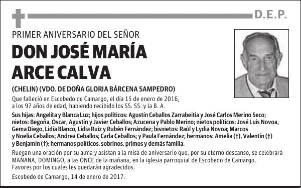 Jose Maria Arce Calva