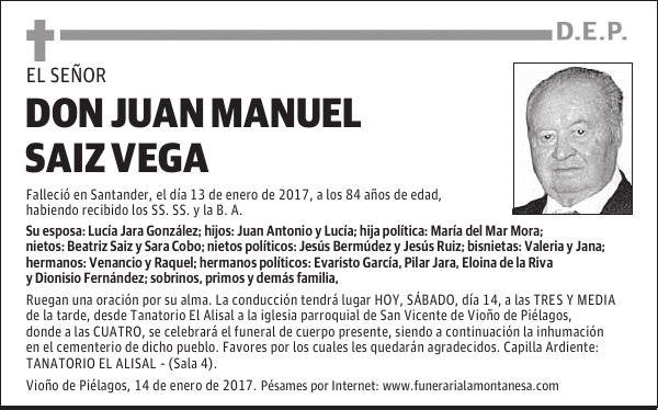 DON JUAN MANUEL SAIZ VEGA