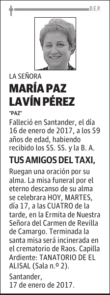 Mª PAZ LAVIN PEREZ