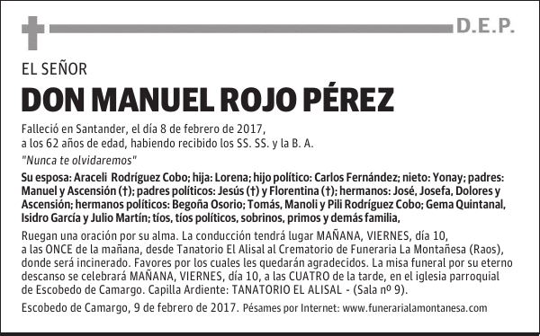 DON MANUEL ROJO PEREZ