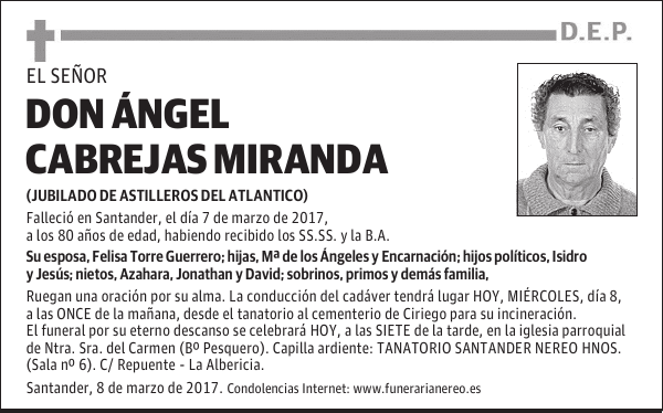 DON ANGEL CABREJAS MIRANDA