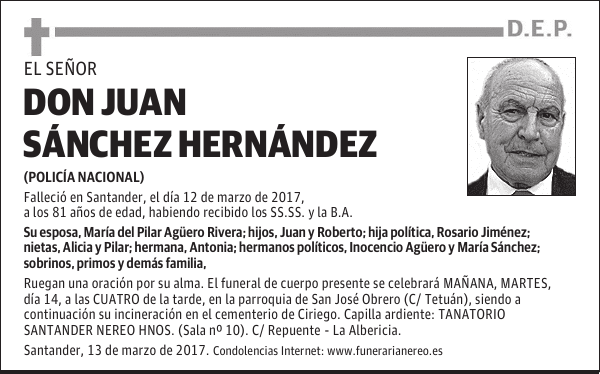 DON JUAN SANCHEZ HERNANDEZ