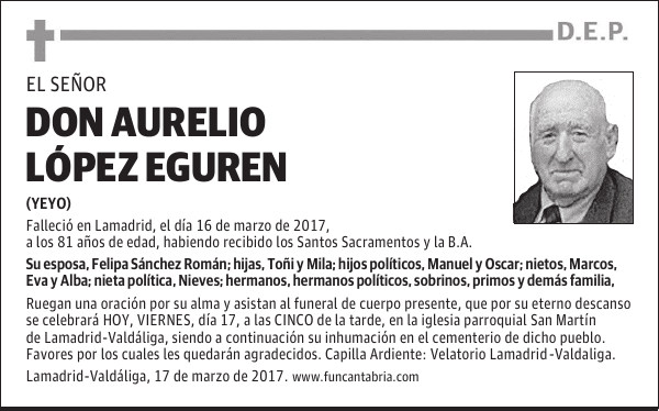 Don Aurelio López Eguren