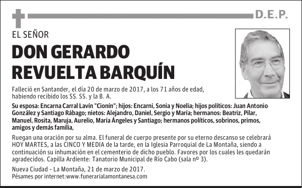 DON GERARDO REVUELTA BARQUÍN