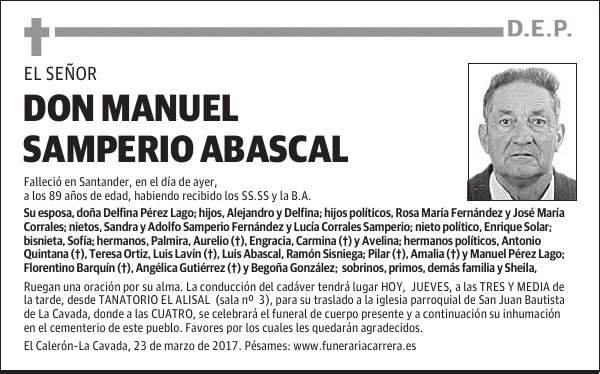 DON MANUEL SAMPERIO ABASCAL