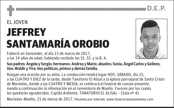 JEFFREY SANTAMARIA OROBIO