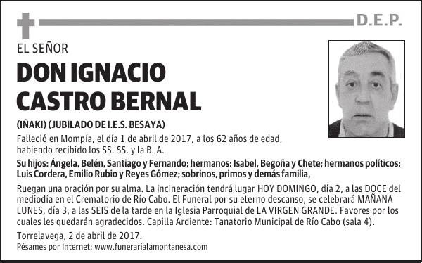 DON IGNACIO CASTRO BERNAL