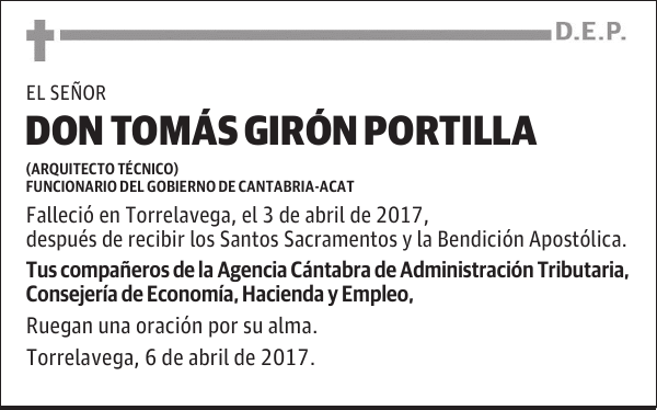 Tomas Giron Portilla