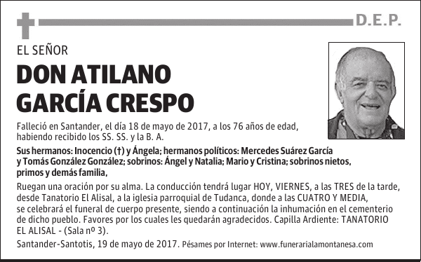 DON ATILANO GARCIA CRESPO