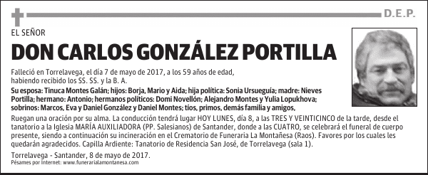 DON CARLOS GONZÁLEZ PORTILLA
