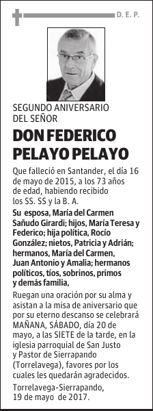 DON FEDERICO PELAYO PELAYO