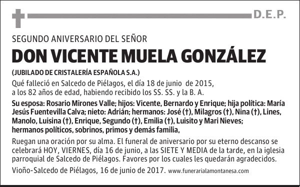 Don Vicente Muela González