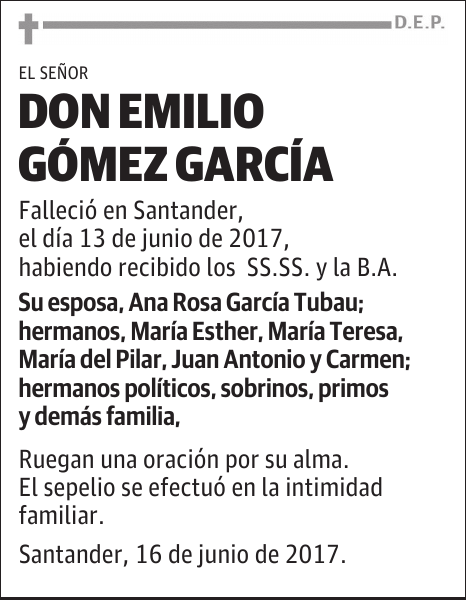 DON EMILIO GOMEZ GARCIA