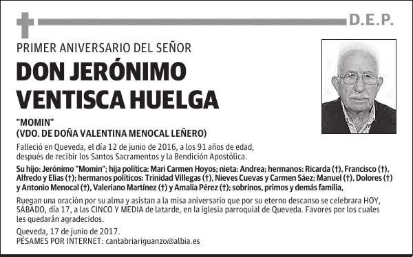 DON JERÓNIMO VENTISCA HUELGA