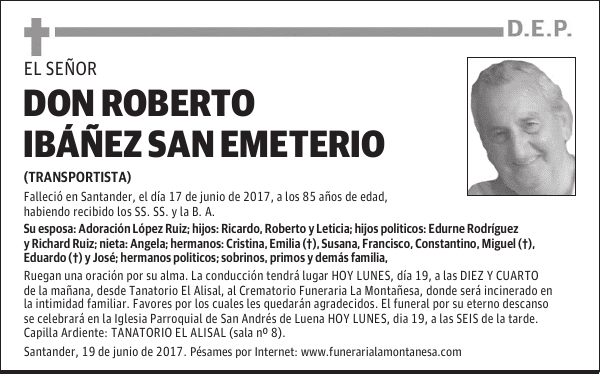 DON ROBERTO IBÁÑEZ SAN EMETERIO