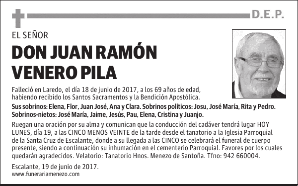 DON JUAN RAMÓN VENERO PILA