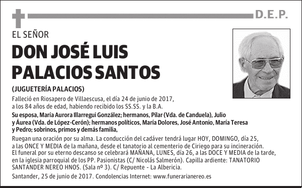 DON JOSE LUIS PALACIOS SANTOS