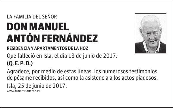 DON MANUEL ANTON FERNANDEZ