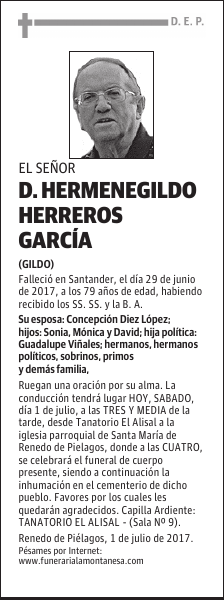 DON HERMENEGILDO HERREROS GARCÍA