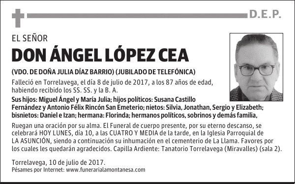 DON ÁNGEL LÓPEZ CEA