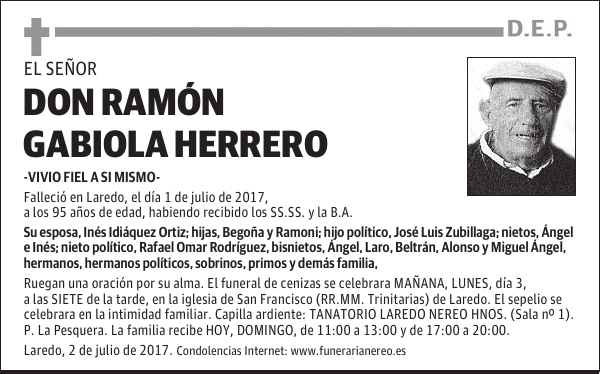 DON RAMON GABIOLA HERRERO