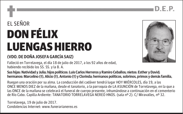 DON FÉLIX LUENGAS HIERRO