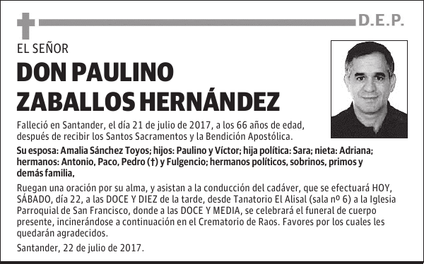 DON PAULINO ZABALLOS HERNÁNDEZ