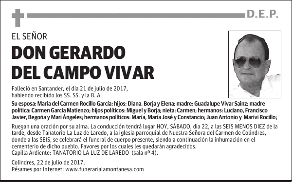 DON GERARDO DEL CAMPO VIVAR