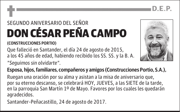 CESAR PEÑA CAMPO