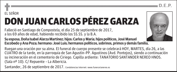 DON JUAN CARLOS PEREZ GARZA