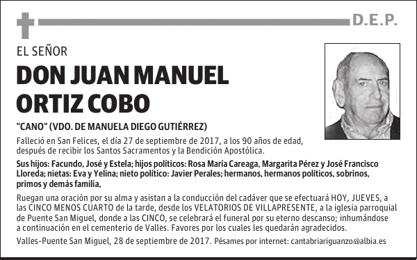 DON JUAN MANUEL ORTTZ COBO