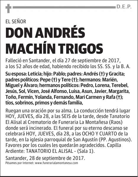 DON ANDRÉS MACHÍN TRIGOS