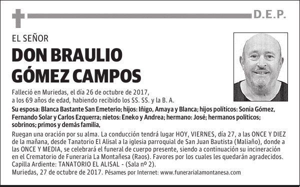 DON BRAULIO GÓMEZ CAMPOS