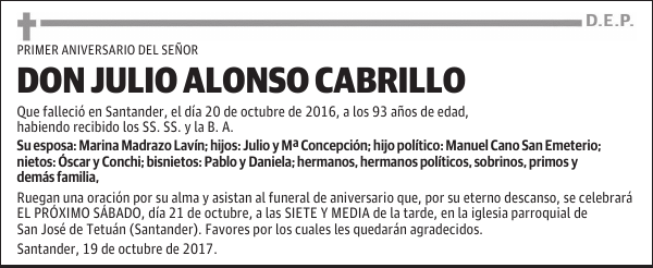 JULIO ALONSO CABRILLO