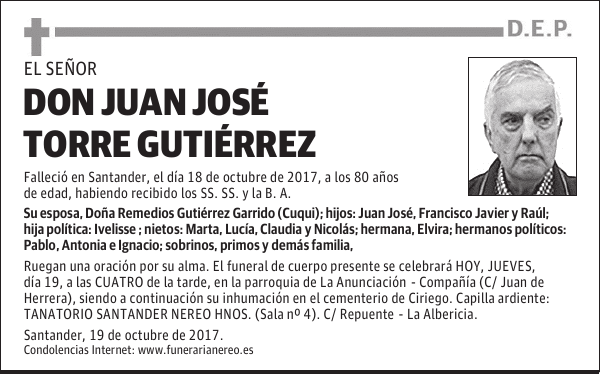 DON JUAN JOSÉ TORRE GUTIÉRREZ