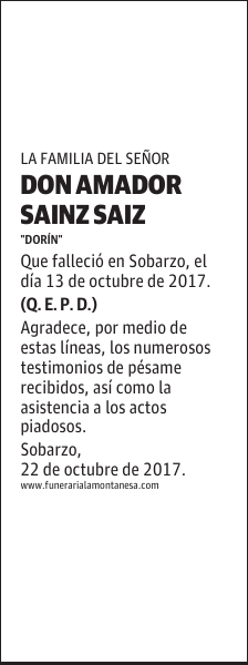 DON AMADOR SAINZ SAIZ