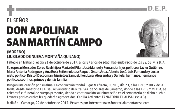 DON APOLINAR SAN MARTÍN CAMPO