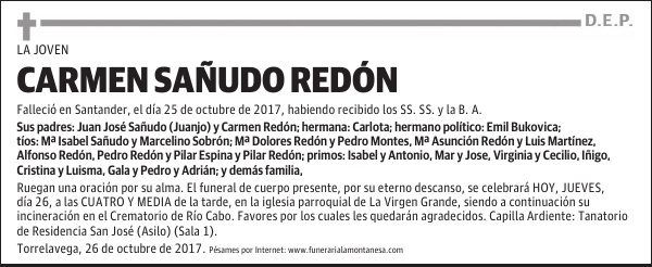 CARMEN SAÑUDO REDÓN