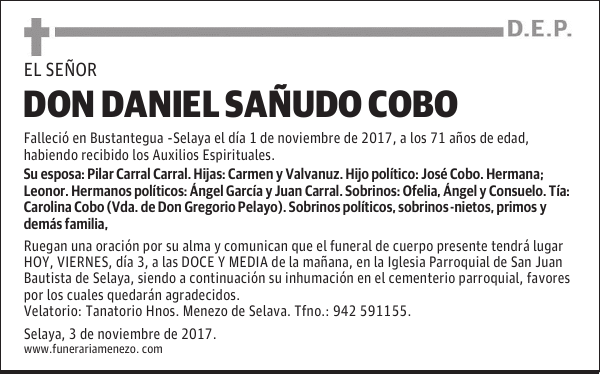 Don Daniel Sañudo Cobo