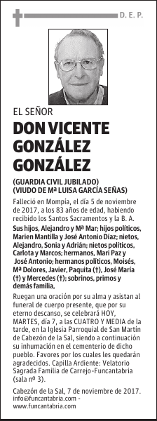 Don Vicente González González