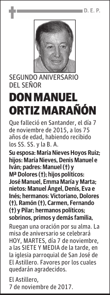 DON MANUEL ORTIZ MARAÑÓN