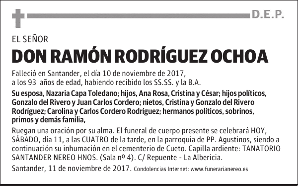 DON RAMON RODRIGUEZ OCHOA