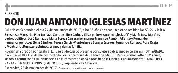 DON JUAN ANTONIO IGLESIAS MARTÍNEZ