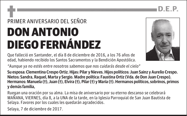 DON ANTONIO DIEGO FERNÁNDEZ