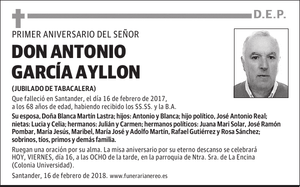 DON ANTONIO GARCÍA AYLLON