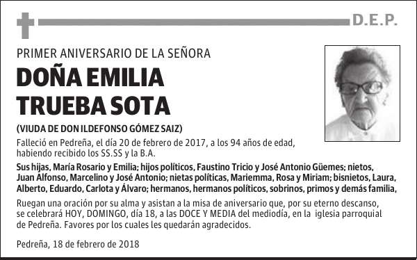Emilia Tueba Sota